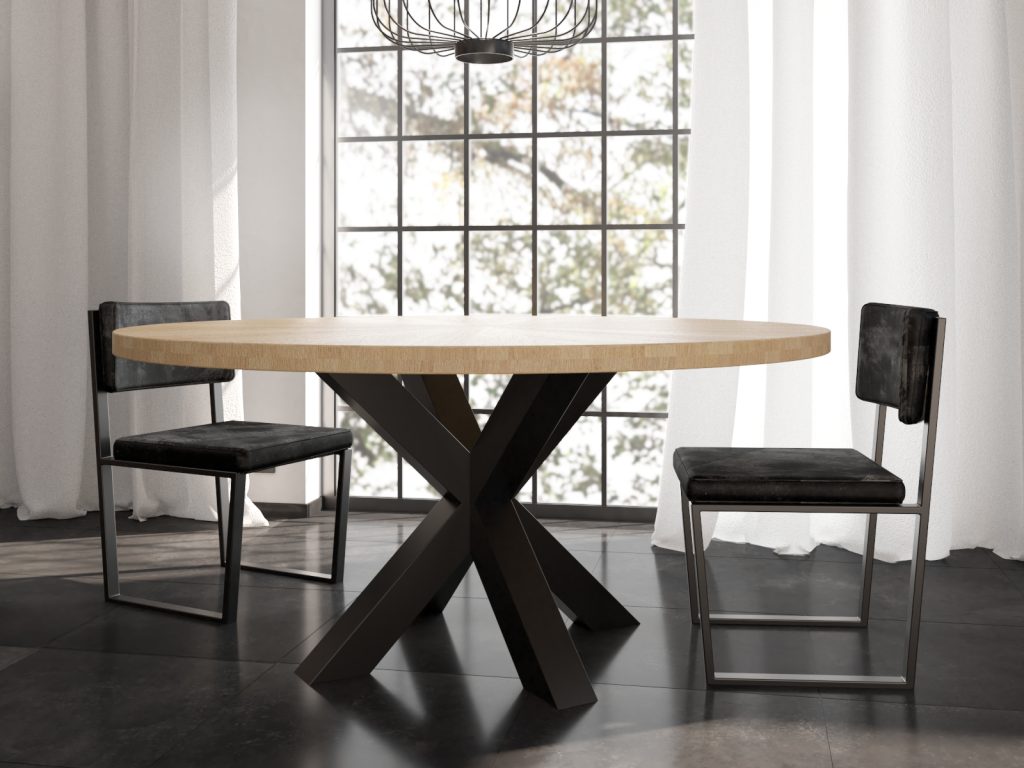 Metal Table Base Spider Heavy S - Image 4