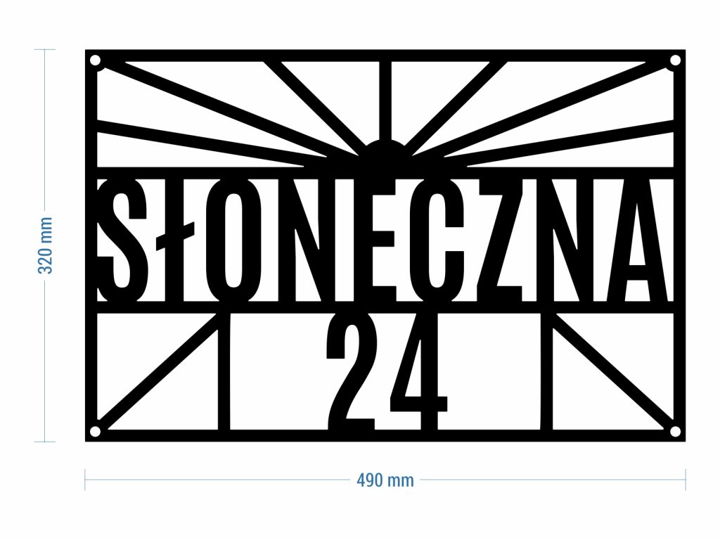 Address Plaque Street - Image 3