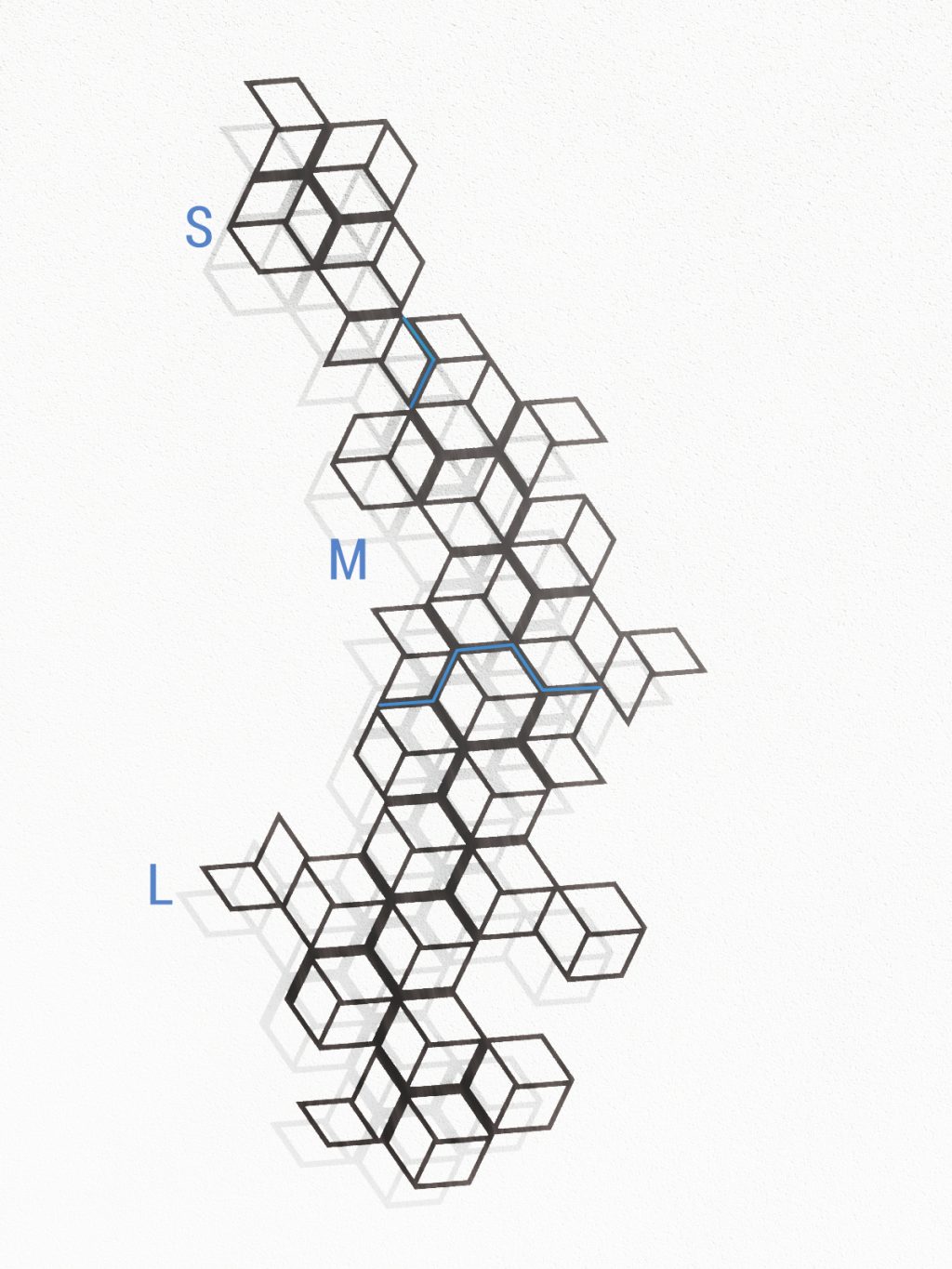 Trellis Cube M 65x77 cm - Image 4