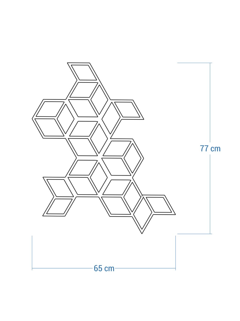 Trellis Cube M 65x77 cm - Image 5