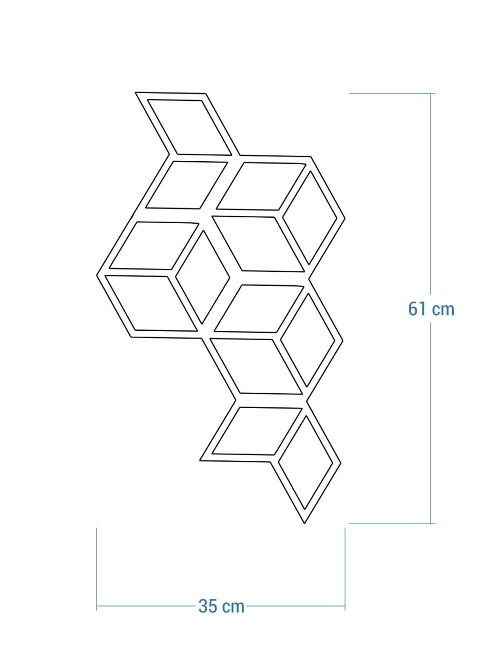 Trellis Cube S 35x61 cm - Image 5