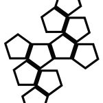 Trellis Pentagon L 59x77 cm