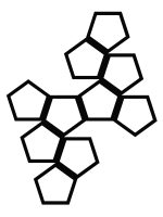 Trellis Pentagon L 59x77 cm