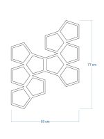 Trellis Pentagon L 59x77 cm - Image 5