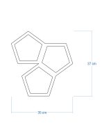 Trellis Pentagon S 35x37 cm - Image 5