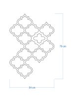 Wall Trellis Maroko M 54x79 cm - Image 5