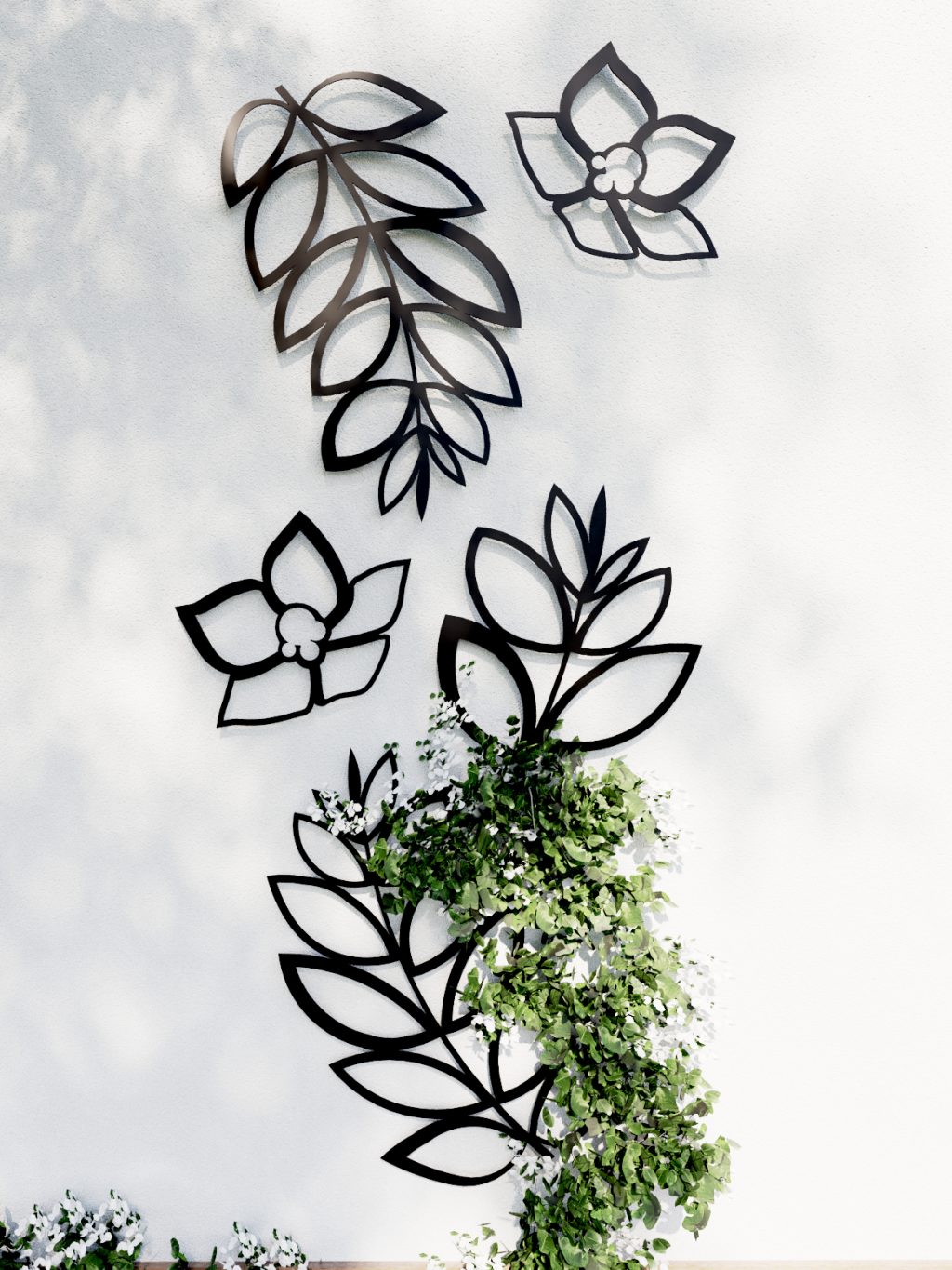 Wall Trellis Floral M 55x67 cm - Image 3