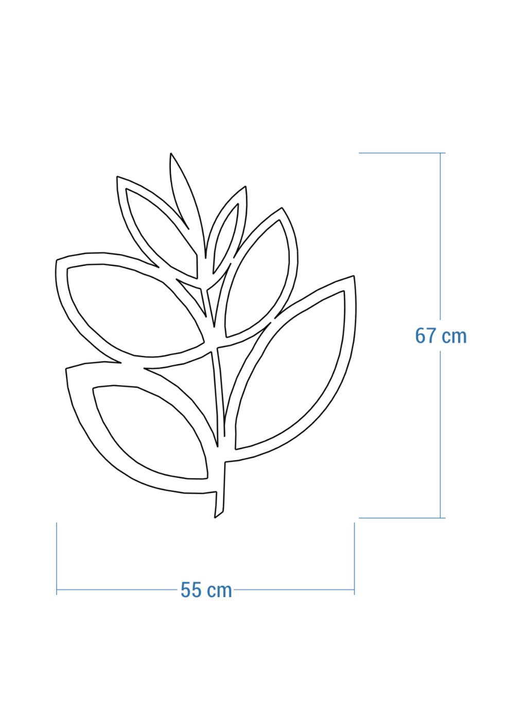 Wall Trellis Floral M 55x67 cm - Image 5