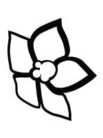 Wall Trellis Floral S 49x49 cm