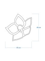 Wall Trellis Floral S 49x49 cm - Image 5