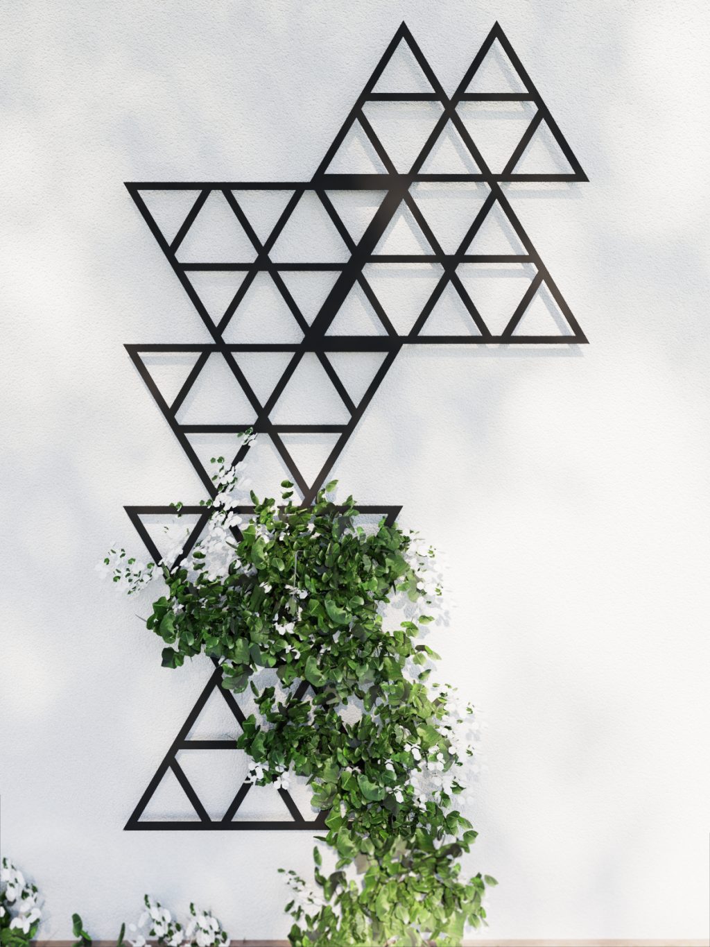 Wall Trellis Triangles L 52x90 cm - Image 3