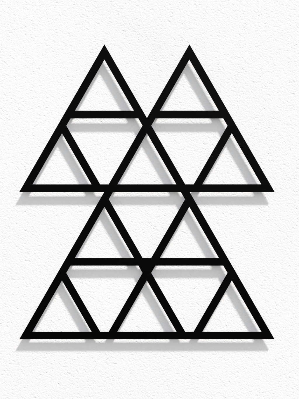 Wall Trellis Triangles M 52x60 cm - Image 2