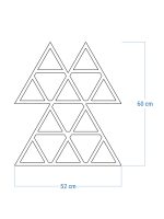 Wall Trellis Triangles M 52x60 cm - Image 5