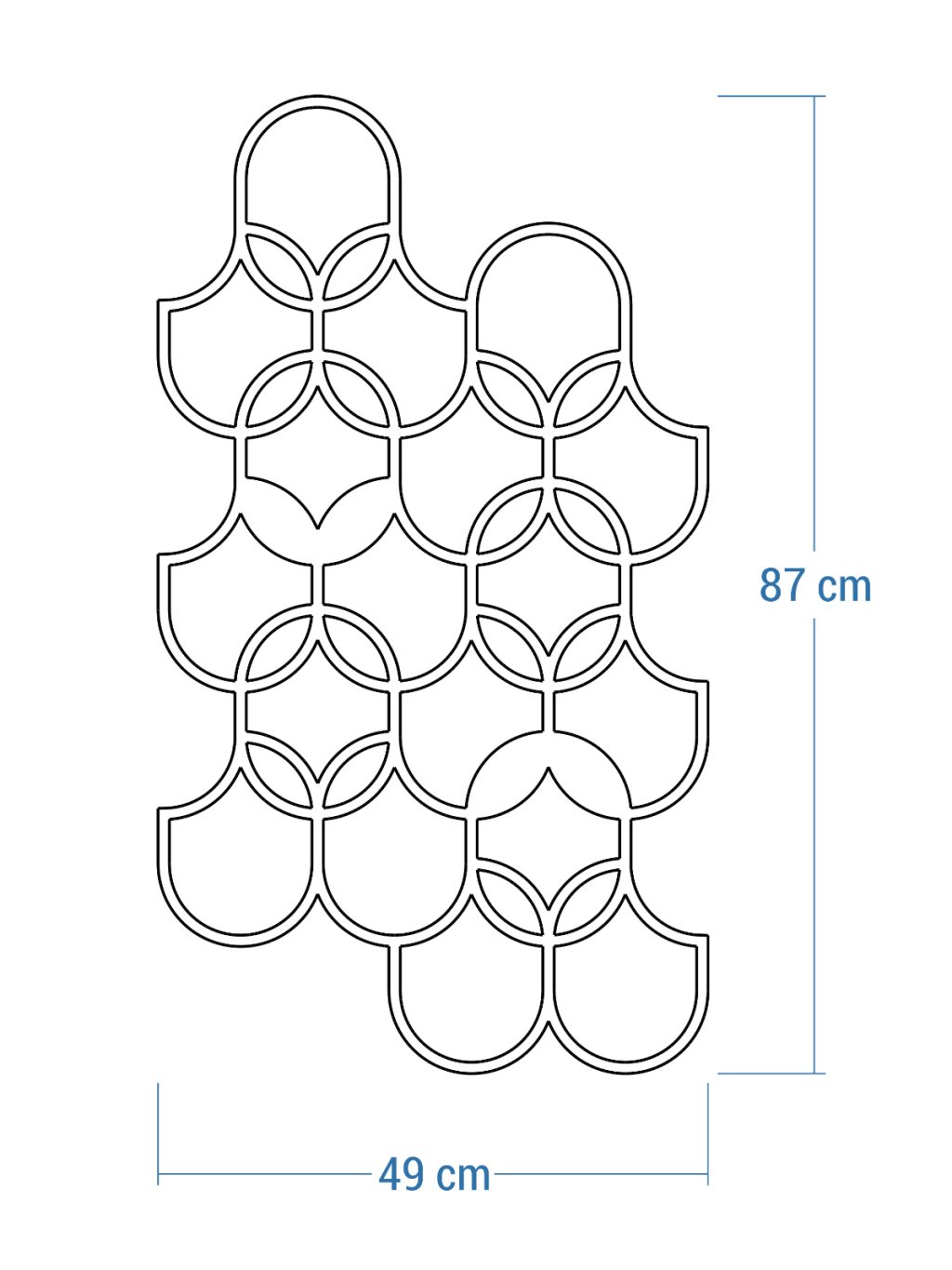 Wall Trellis Orient M 49x87 cm - Image 5