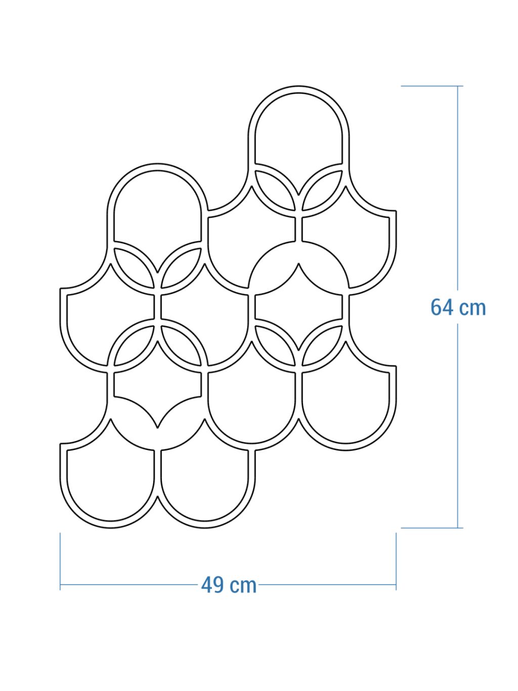 Wall Trellis Orient S 49x64 cm - Image 5