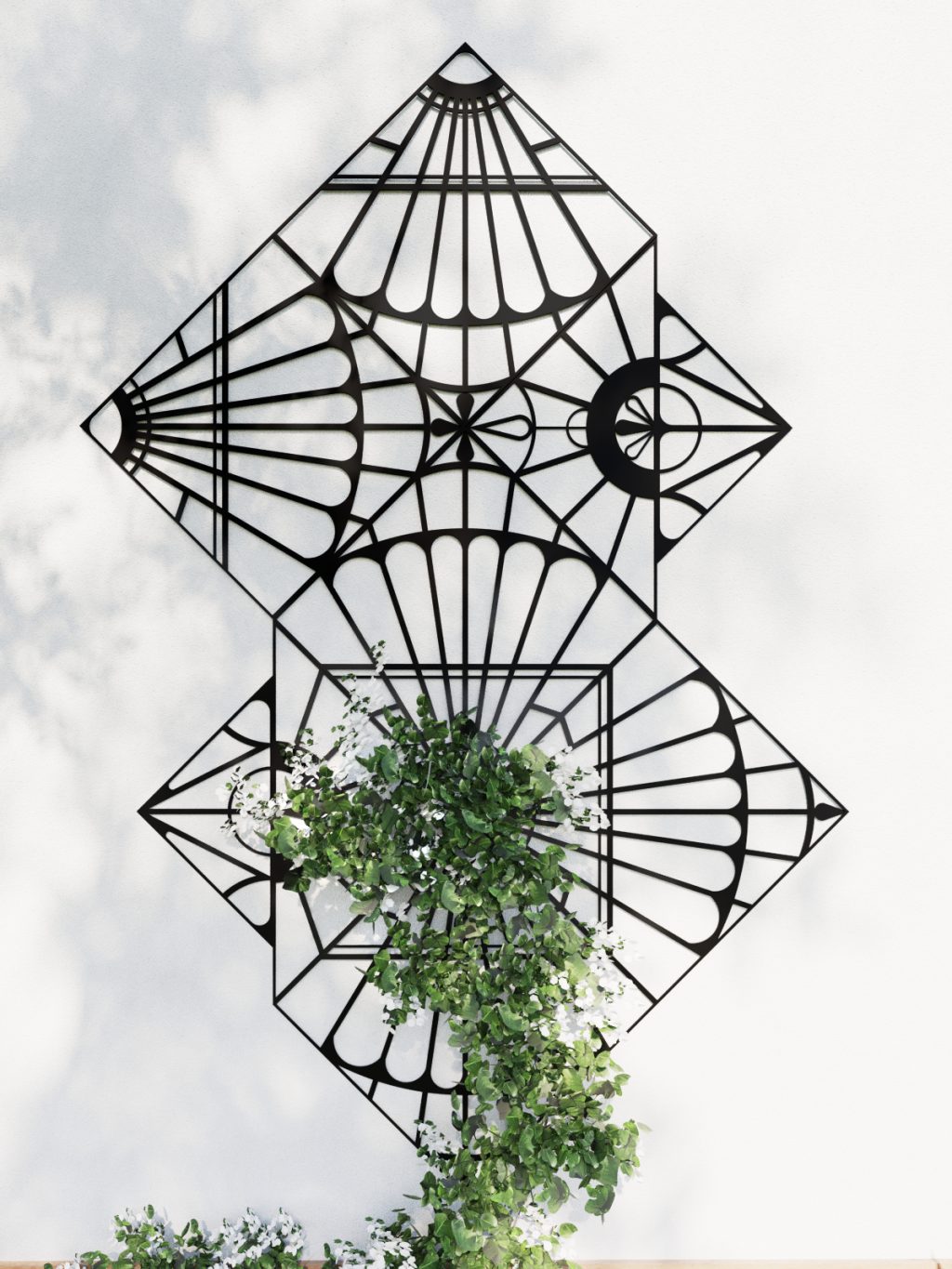Climbing Plants Trellis Esso Paro L 80x80 cm - Image 3