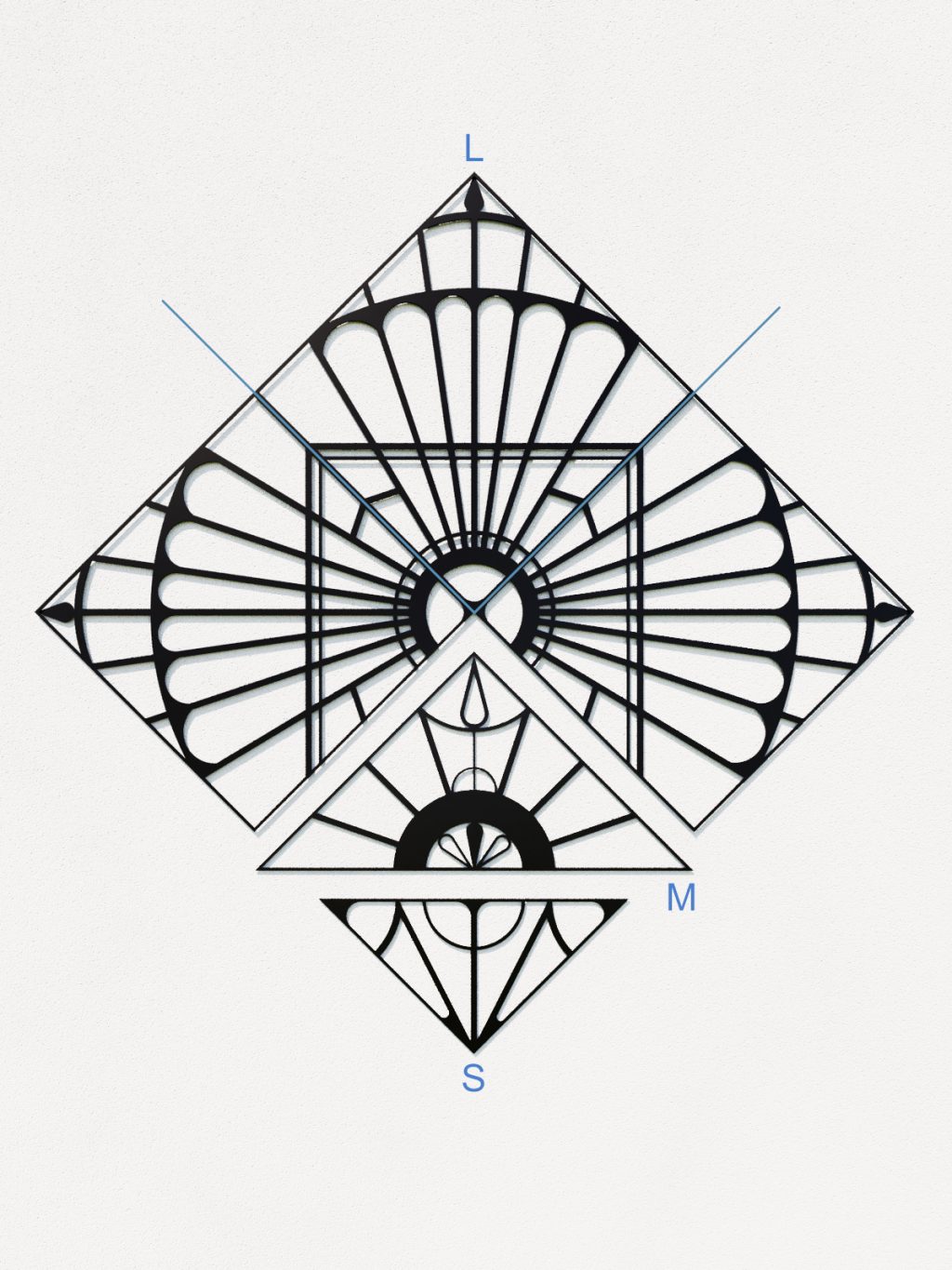 Climbing Plants Trellis Esso Paro L 80x80 cm - Image 4