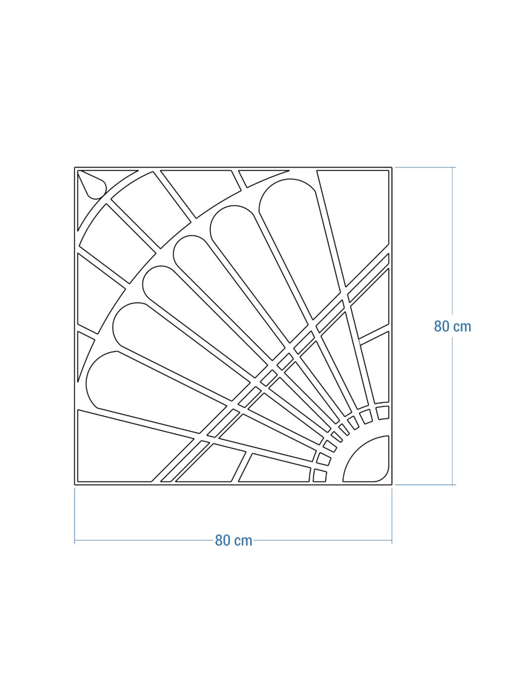 Climbing Plants Trellis Esso Paro L 80x80 cm - Image 5