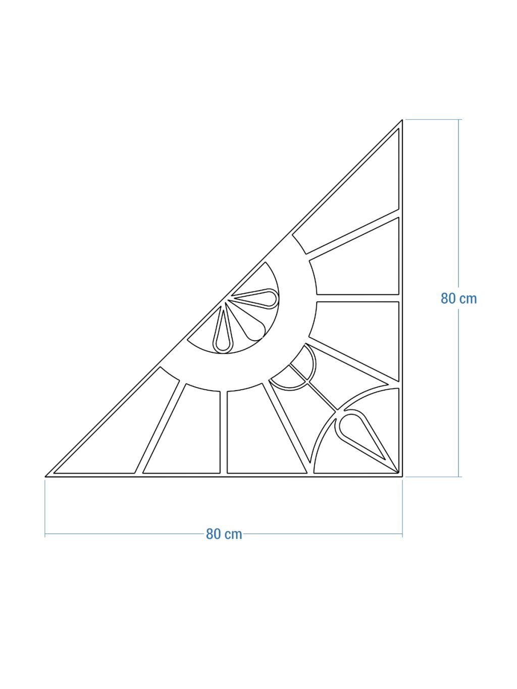 Climbing Plants Trellis Paro M 80x80 cm - Image 6