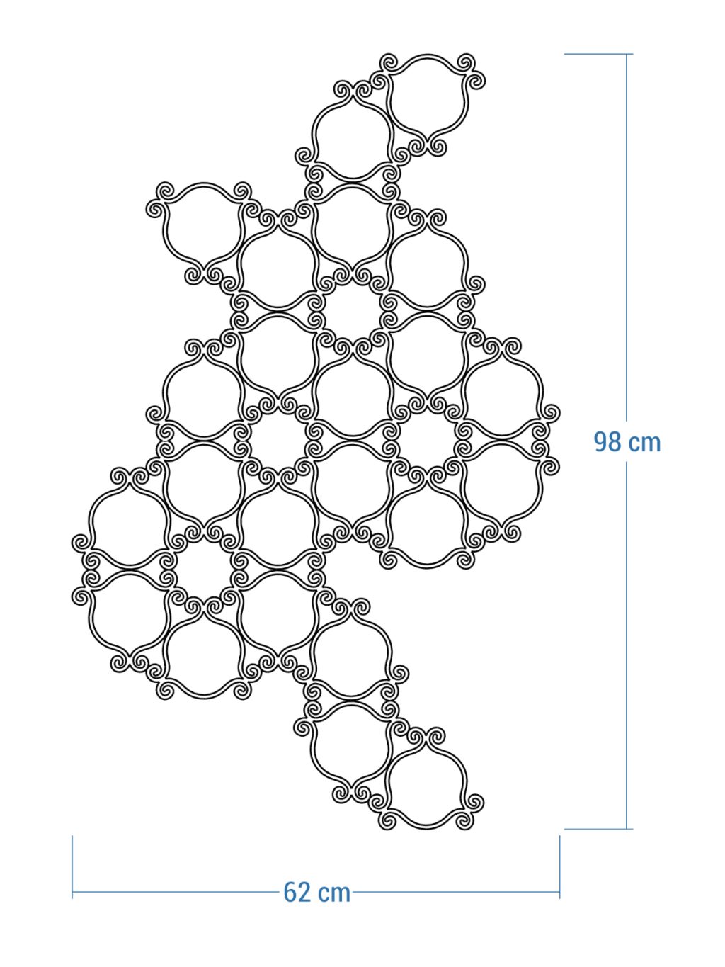 Climbing Plants Trellis Esso L 62x98 cm - Image 4
