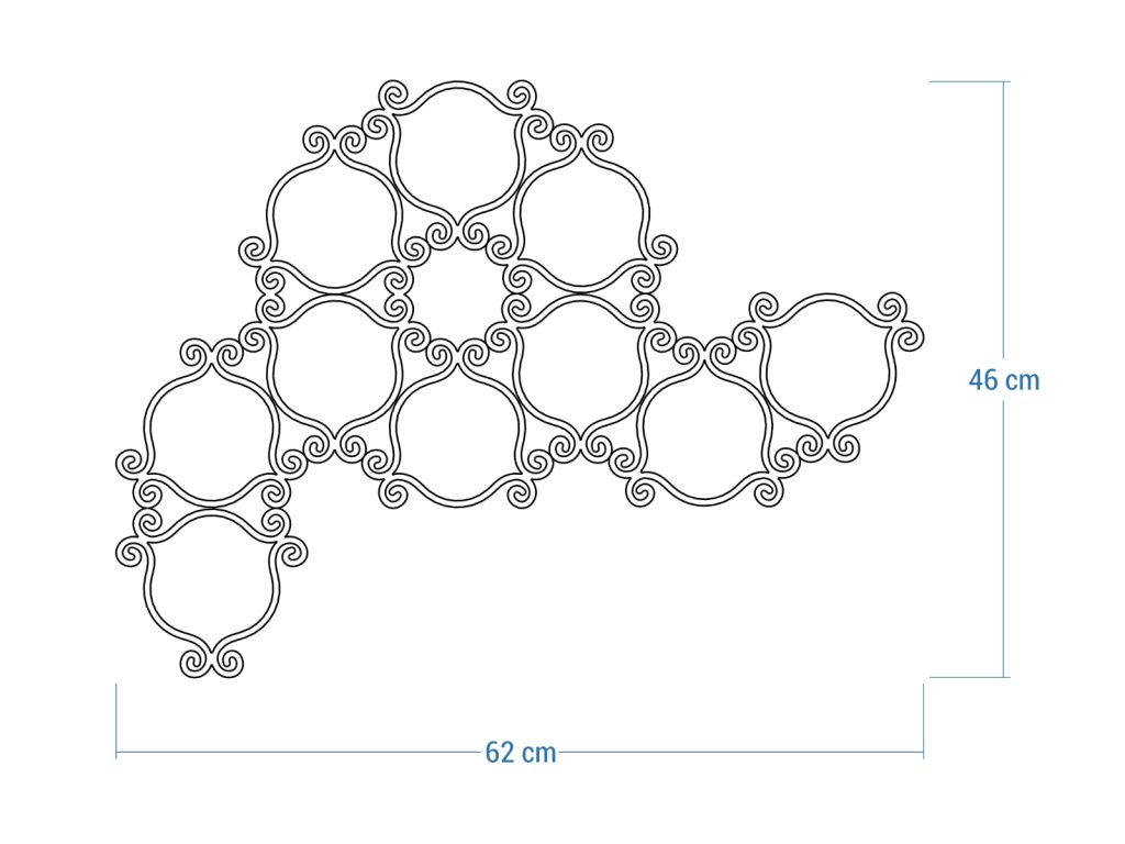 Climbing Plants Trellis Esso M 62x46 cm - Image 4
