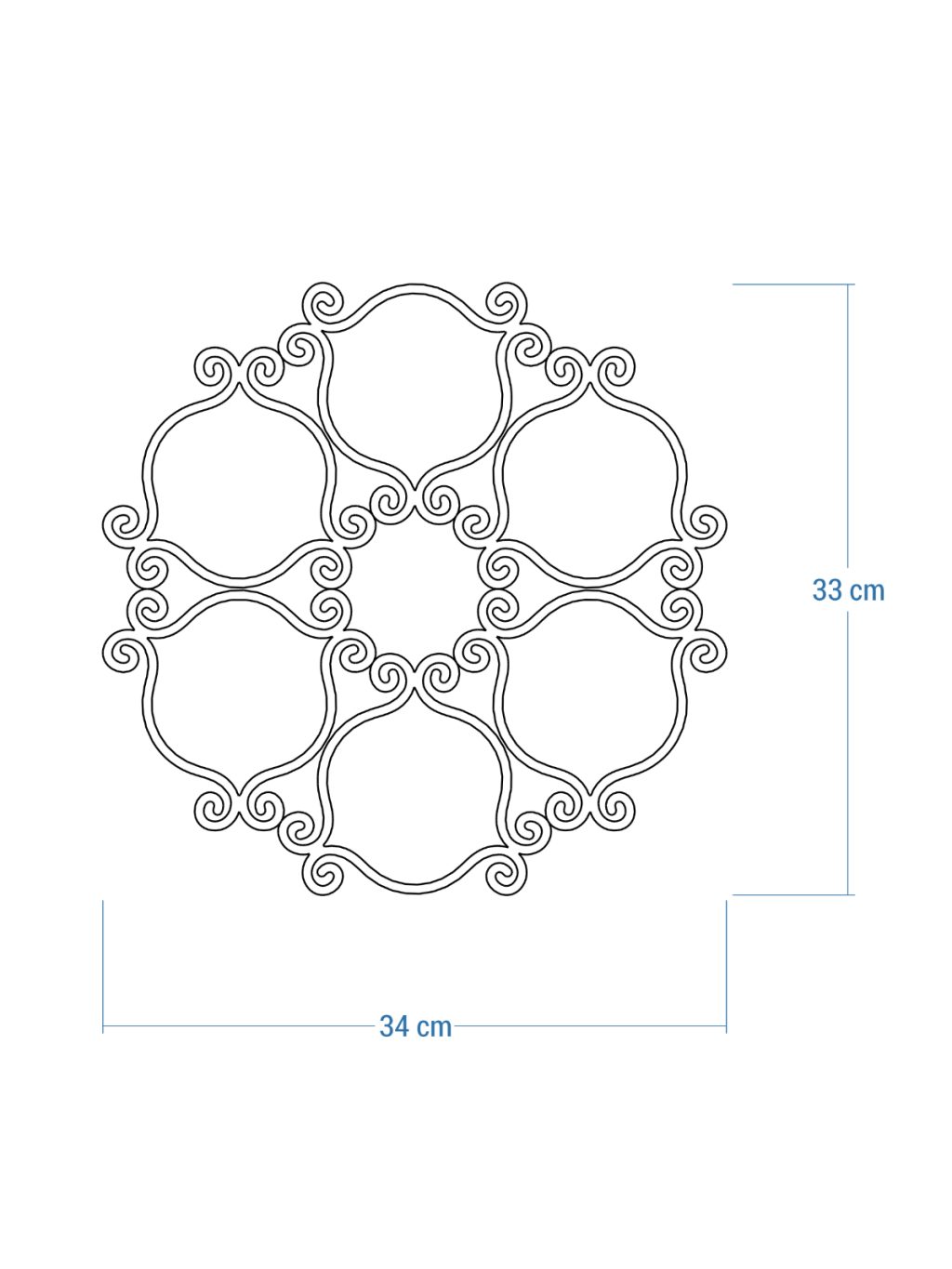 Climbing Plants Trellis Esso S 34x33 cm - Image 4
