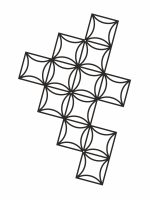 Climbing Plants Trellis Matte L 66x98 cm