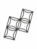 Climbing Plants Trellis Matte S 33x49 cm