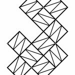 Climbing Plants Trellis Zigzag L 77x96 cm