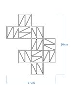 Climbing Plants Trellis Zigzag L 77x96 cm - Image 4