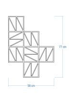 Climbing Plants Trellis Zigzag M 58x77 cm - Image 4