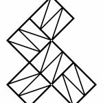 Climbing Plants Trellis Zigzag S 58x58 cm