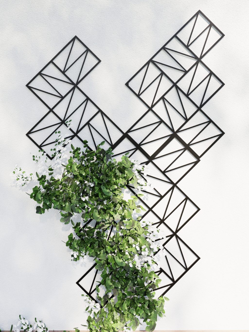 Climbing Plants Trellis Zigzag S 58x58 cm - Image 2