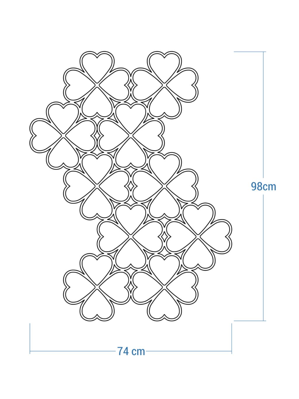 Plant Trellis Trebo L 74x98 cm - Image 4