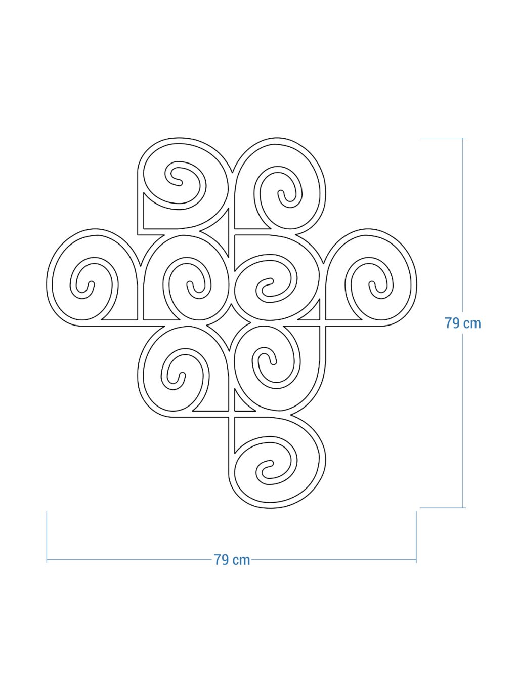 Plant Trellis Kumulus M 79x79 cm - Image 4