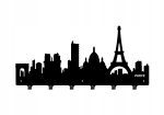 Metal coat hanger Paris city 60 cm