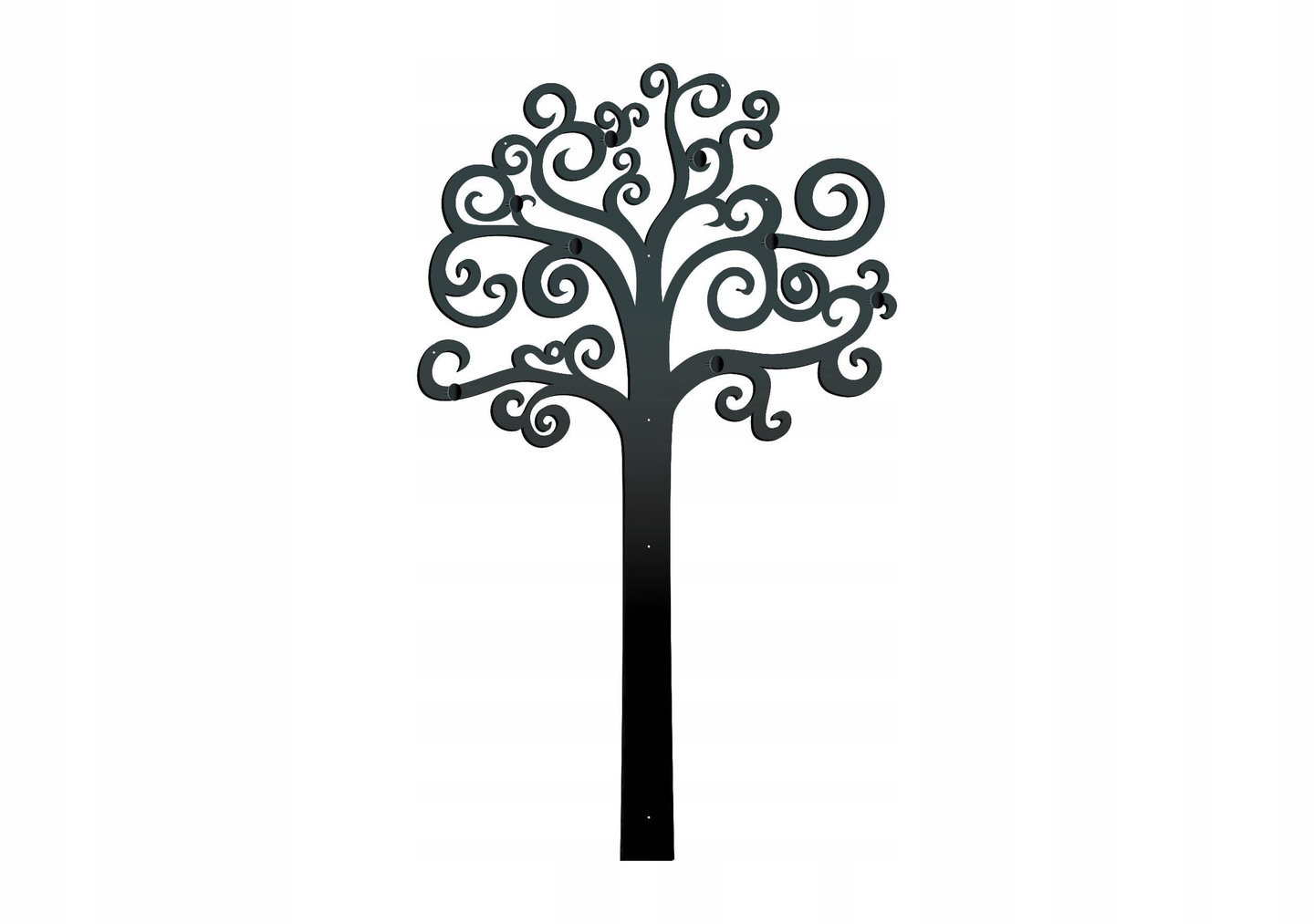 w128-170-cza Wall Hanger Tree Klimt 170 cm - Image 1