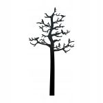 Wall Hanger Tree Birds 130 cm