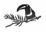 Wall Hanger Toucans 40 cm