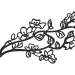 Wall Hanger Cherry 60 cm