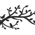 Wall Mounted Coat Rack Nightingale 80 cm