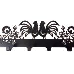 Wall Mounted Coat Rack Cockerel 40 cm