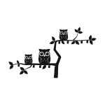 Coat Rack Owls 90 cm