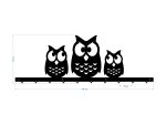 Long Wall Mounted Coat Rack Owls 100 cm - Image 3