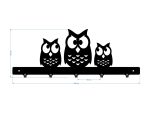 Wall Mounted Coat Rack Owls 50 cm - Image 3