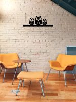 Wall Mounted Coat Rack Owls 70 cm - Image 2