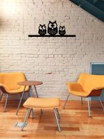 Wall Mounted Coat Rack Owls 80 cm - Image 2