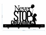 Short Decorative Wall Hanger Never Stop Dreaming 40 cm - Image 3