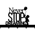 Decorative Wall Hanger Never Stop Dreaming 50 cm