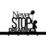Decorative Wall Hanger Never Stop Dreaming 60 cm